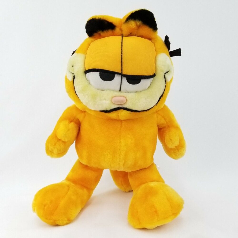 Paws Garfield Big Cat 15" Tall Standing Plush Stuffed Animal Jim Davis Cartoon